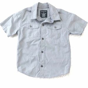 Calvin Klein Boy’s Short Sleeve Button-up‎ Top M5